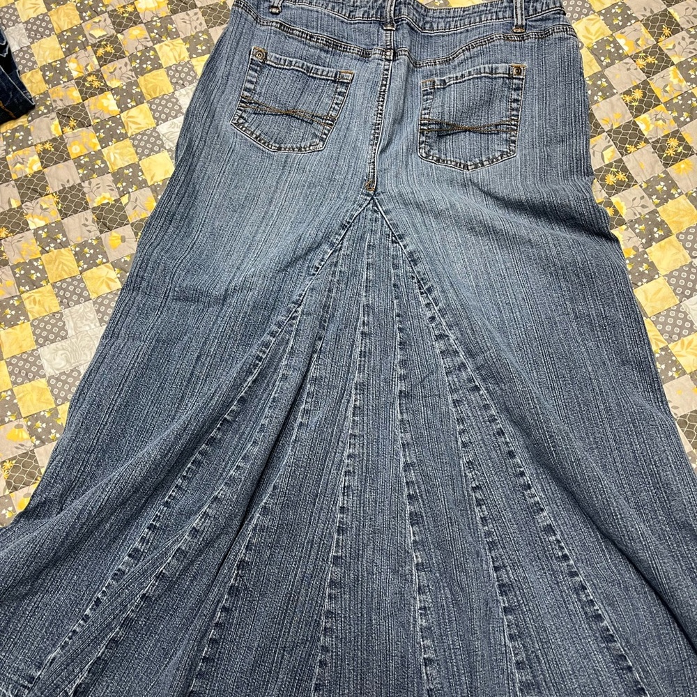 Size 10 a.n.a denim maxi skirt